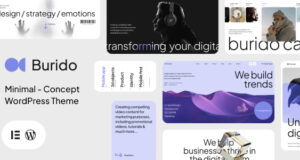 Burido – minimales Mehrzweck -WordPress -Thema