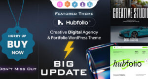 Hubfolio – Kreatives Portfolio & Digital Agentur WordPress Element -Thema
