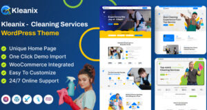 KLEANIX – Reinigungsdienst WordPress -Thema