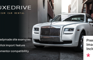 Luxedrive – Limousine und Autovermietungsthema