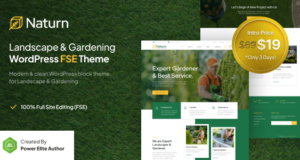 NATURN – Landschaft & Garten fSE WordPress Thema