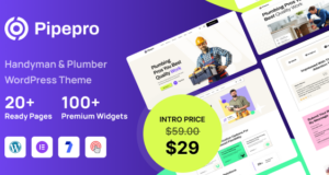 PIPEPRO – Handwerker & Klempner WordPress -Thema