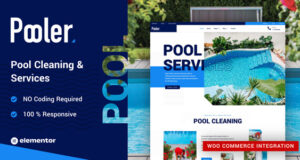 Pooler – Swimmingpool -Reinigungsdienste WordPress -Thema