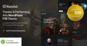 Randai - Theaterunterhaltung & darstellende Künste FSE WordPress Thema