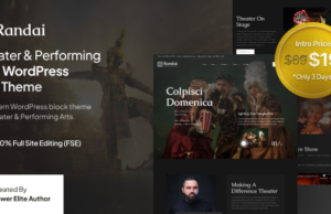 Randai – Theaterunterhaltung & darstellende Künste FSE WordPress Thema