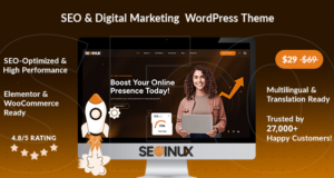 SEOInux – SEO & Digital Marketing Agency WordPress Template