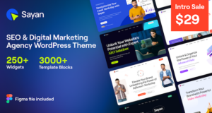 Sayan – SEO & Digital Marketing Agency WordPress Vorlage