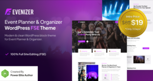 Sogarizer - Event Planer & Organizer FSE WordPress Thema