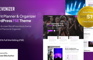 Sogarizer – Event Planer & Organizer FSE WordPress Thema