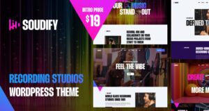 Soudify - Aufnahmestudios WordPress -Thema
