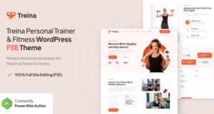 Teina – Personal Trainer & Fitness FSE WordPress Thema