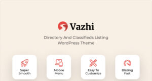Vazhi - Verzeichnis und Klassifizierungen auflisten WordPress -Thema