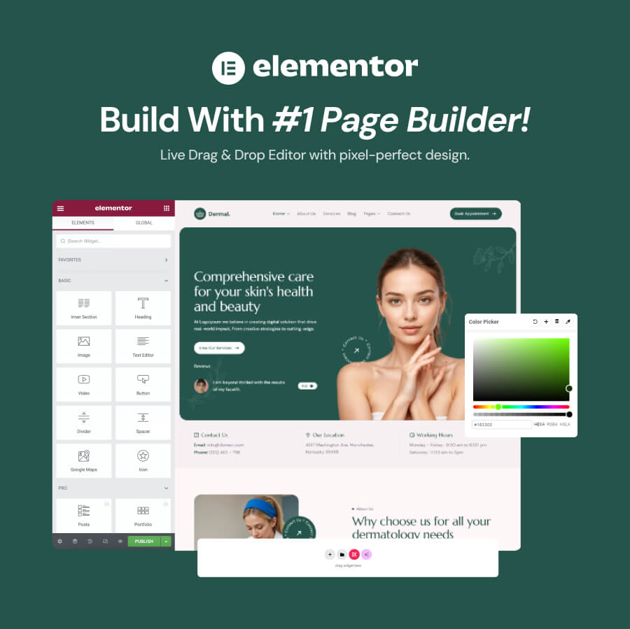 Dermal - Dermatologin und Kosmetologie Klinik WordPress -Thema - 4