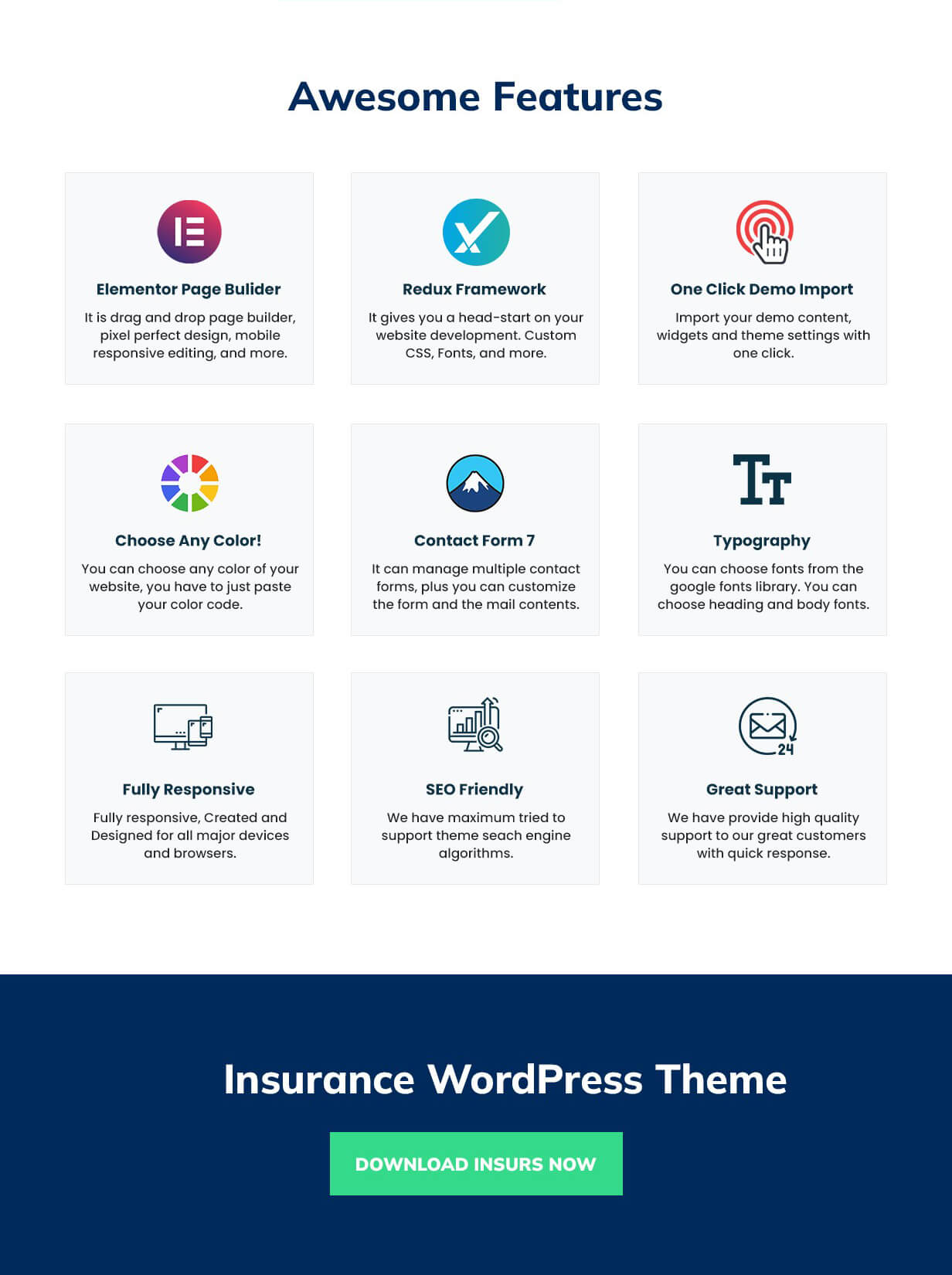 Versicherung WordPress -Thema
