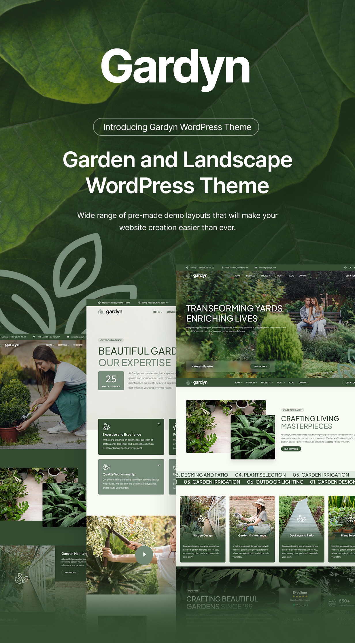 Gardyn - Garten- und Landschaftsbau WordPress -Thema - 1