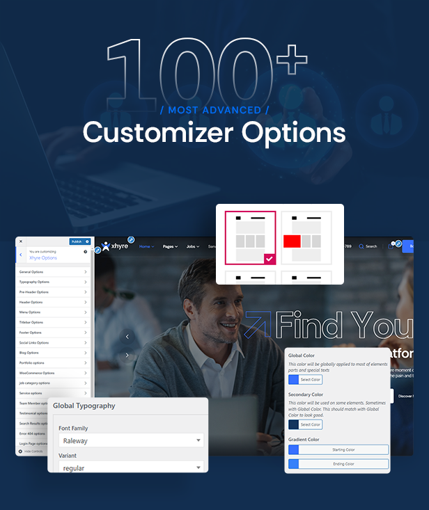 XHYRE WordPress -Thema