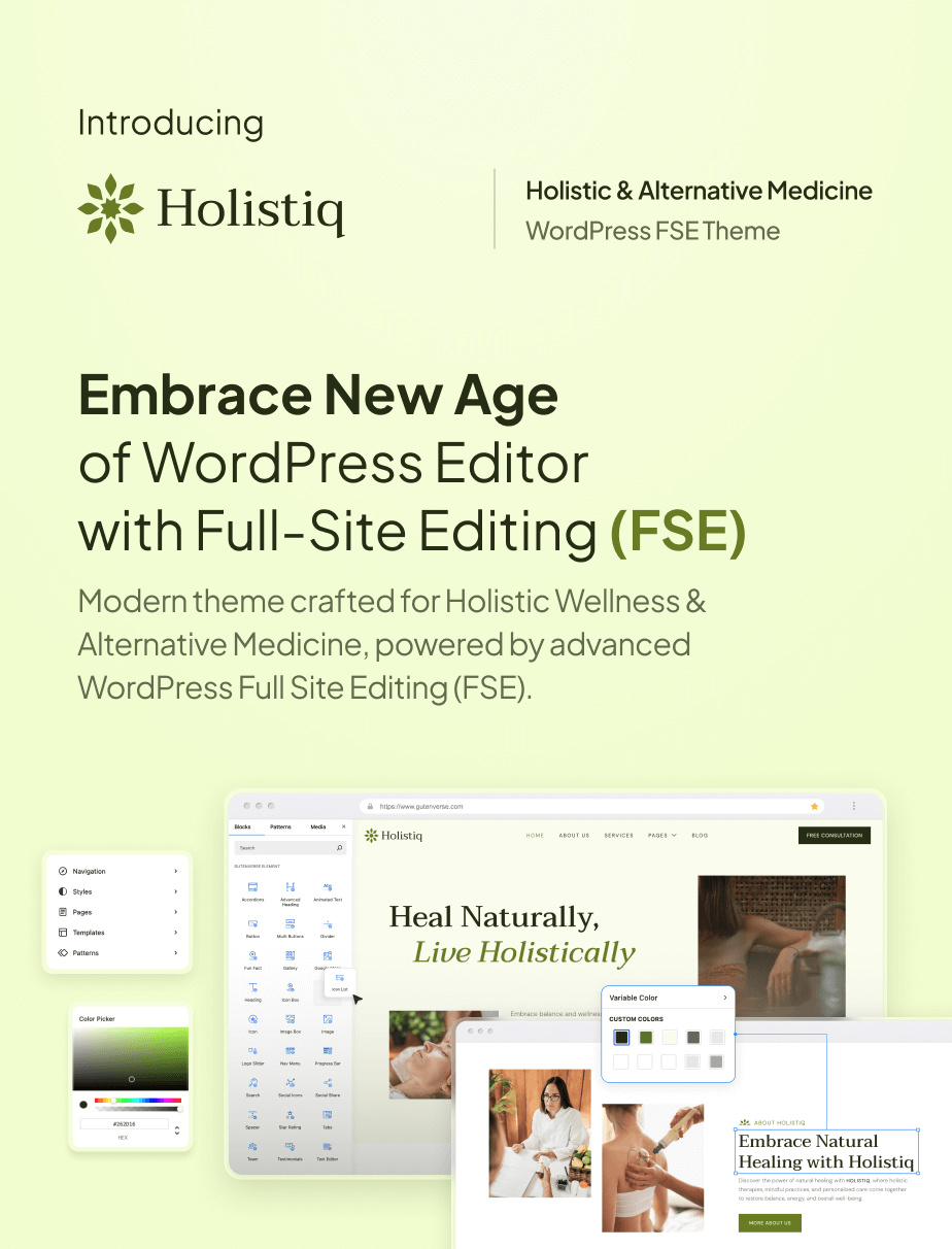Holistiq - Ganzheitliches Wellness & Alternative Medizin FSE WordPress Thema - 4