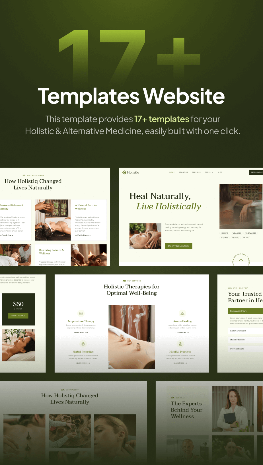 Holistiq - Ganzheitliches Wellness & Alternative Medizin FSE WordPress Thema - 5