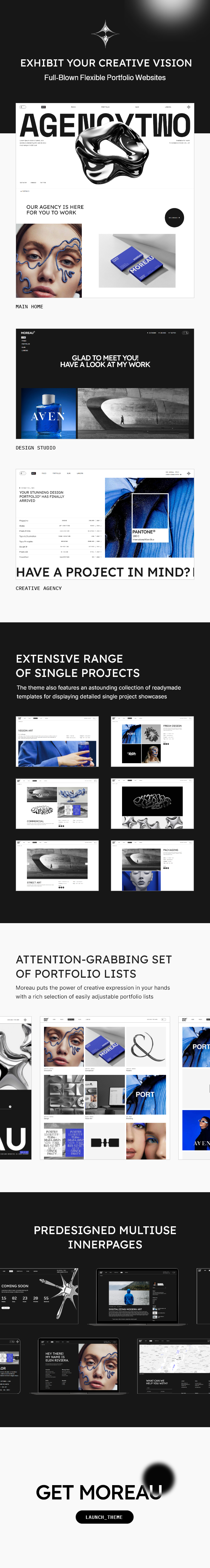 Moreau - Kreatives Portfolio WordPress -Thema - 1