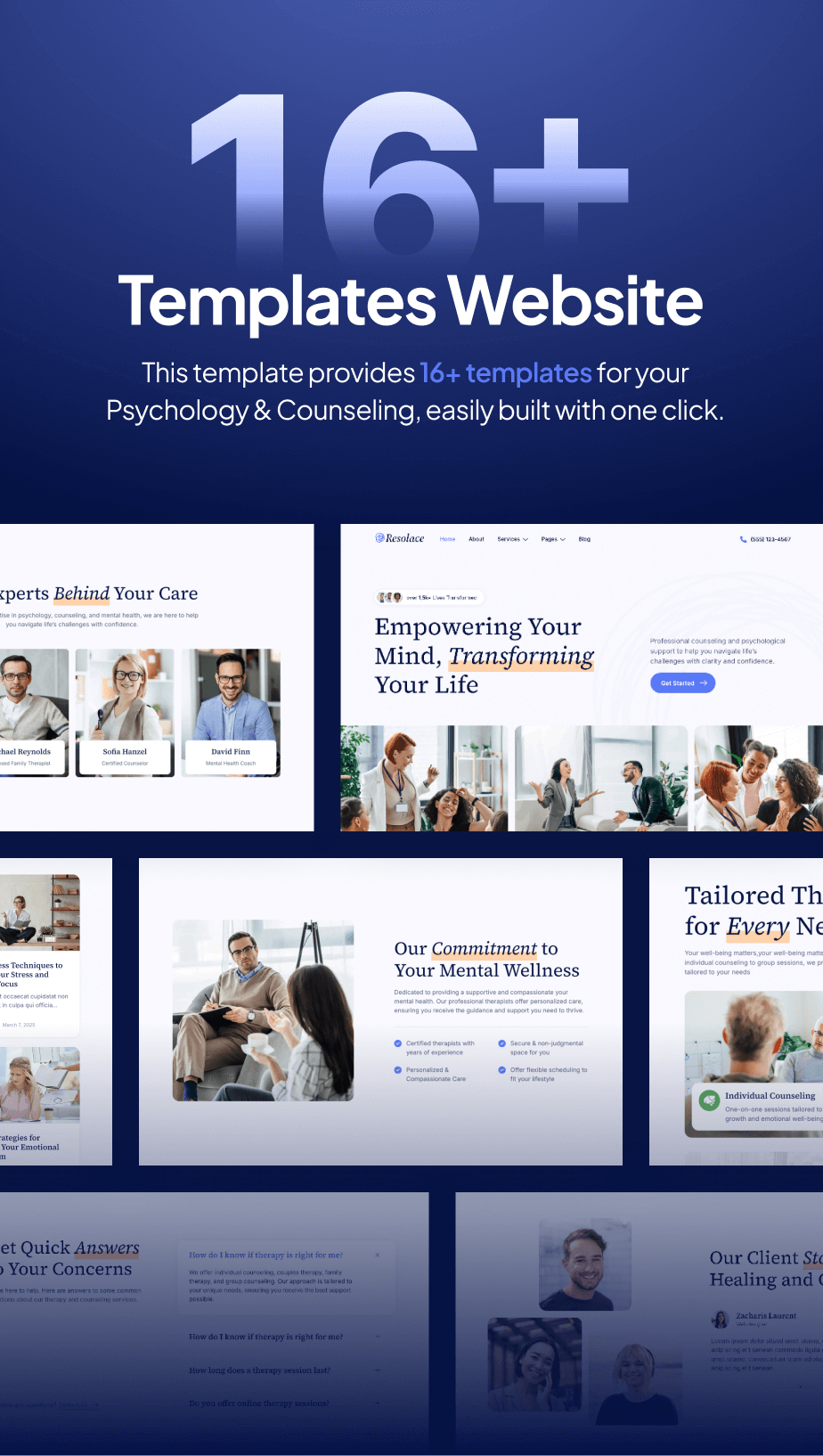 Resolace - Psychologie & Beratung FSE WordPress Thema - 5