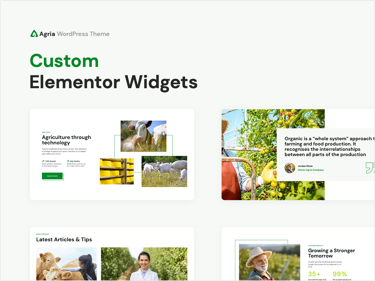 AGRIA - Landwirtschaft WordPress Thema - 9