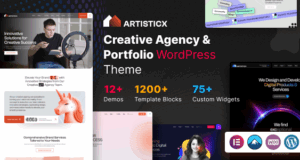 ArtisticX – Kreativagentur WordPress -Thema