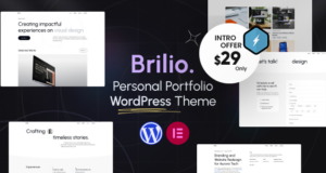 Brilio – persönliches Portfolio WordPress -Thema