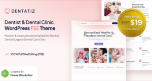 Dentatiz – Zahnarzt- und Zahnpflegeklinik FSE WordPress Thema