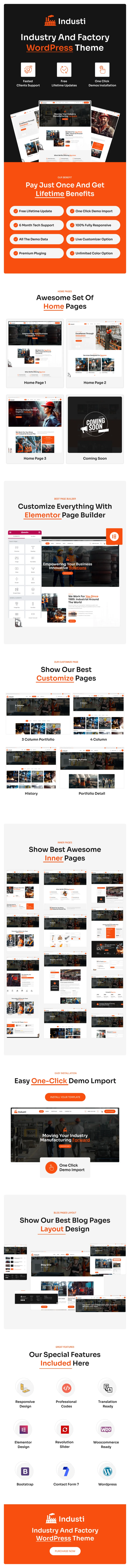 Industi – Industrie & Fabrik WordPress -Thema