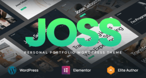 Joss – persönliches Portfolio WordPress -Thema