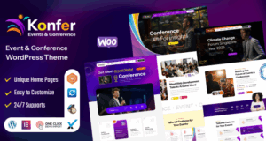Konfer - Konferenz und Ereignis WordPress -Thema