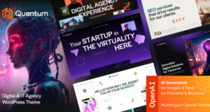 Quantum – Digital & IT Agentur WordPress Vorlage