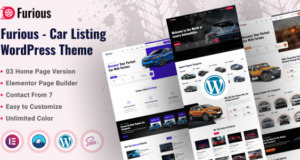 Wütend – WordPress -Thema des Autos auflisten