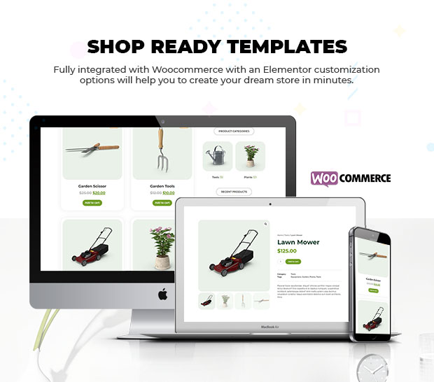 Garten -WooCommerce -Seiten