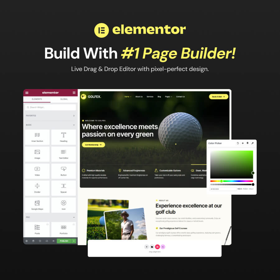 Golfex - Golfplatz und Sportclub WordPress -Thema - 4