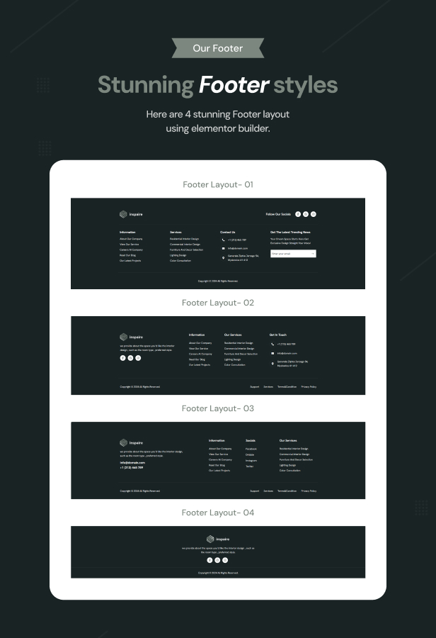 Inspaire - Innenarchitektur WordPress -Thema - 8