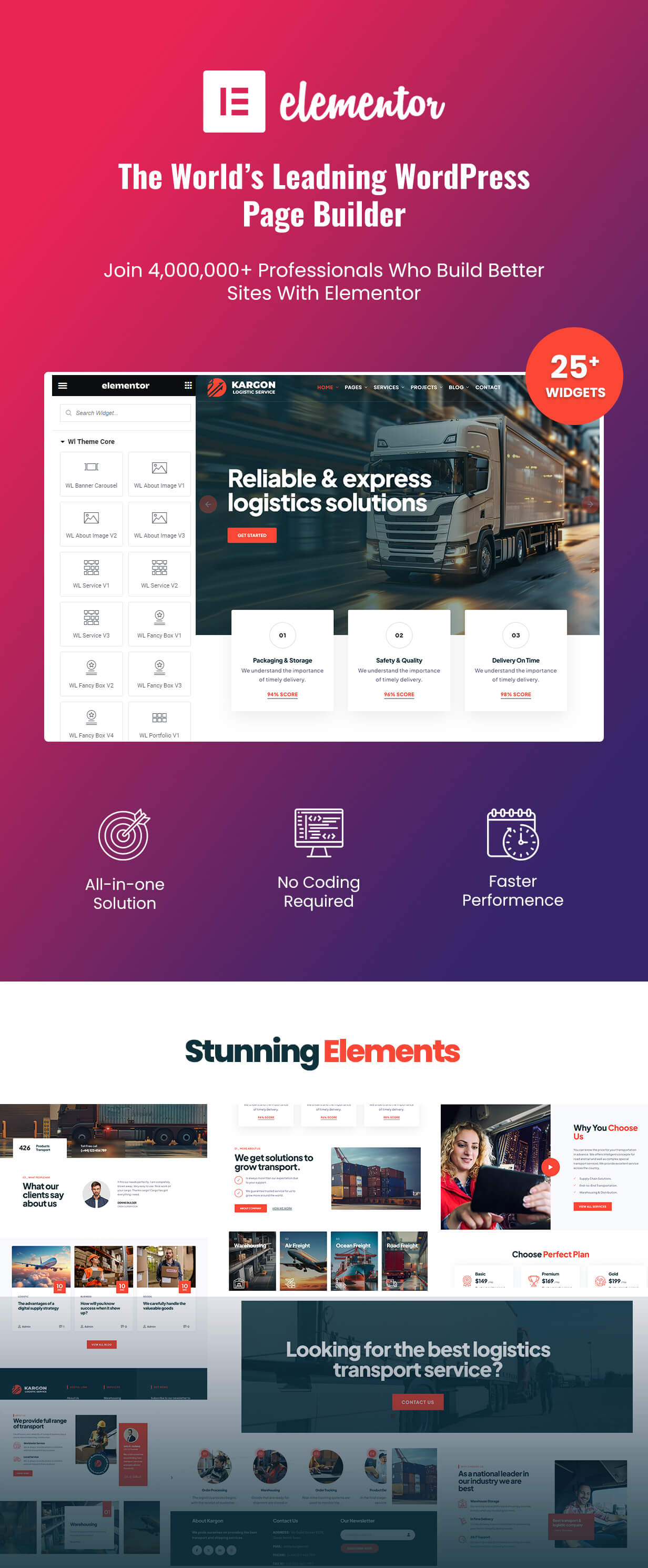 Kargon - Transport- und Logistik -WordPress -Thema