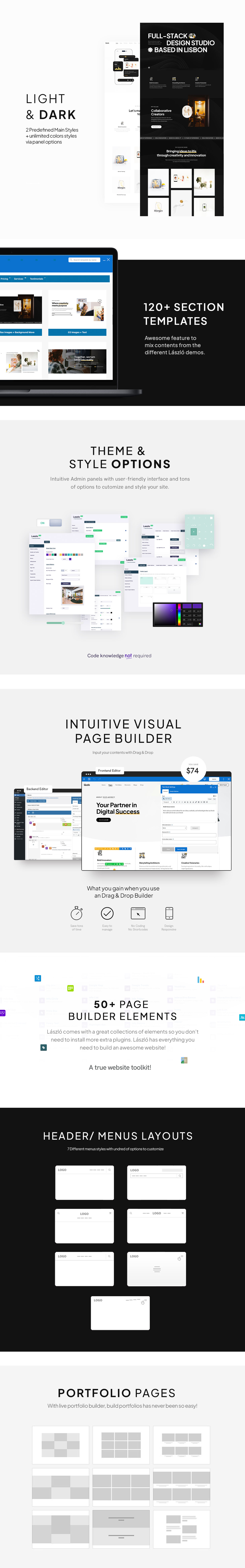 Laszlo - Kreativagentur & Portfolio WordPress -Thema - 5