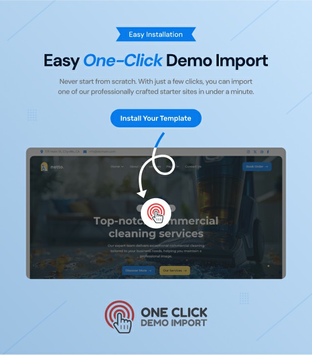 Netto - Reinigung von WordPress -Thema - 5