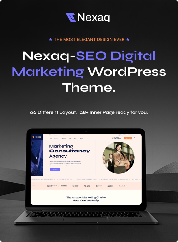 Nexaq - SEO Digital Marketing Agentur WordPress -Thema - 2