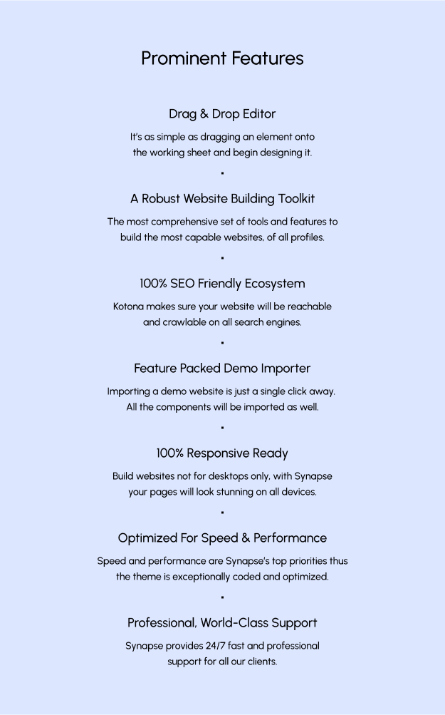 Synapse - Creative Multipurpose & WooCommerce Theme