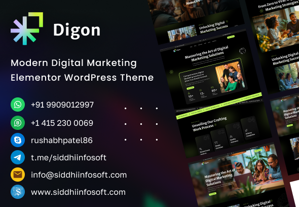 Digon - Digital Marketing Agentur WordPress Theme - 14