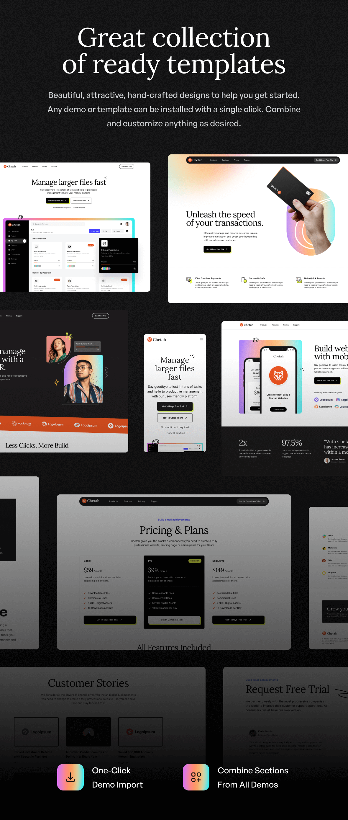 Chetah - Startup & SaaS WordPress Thema - 5