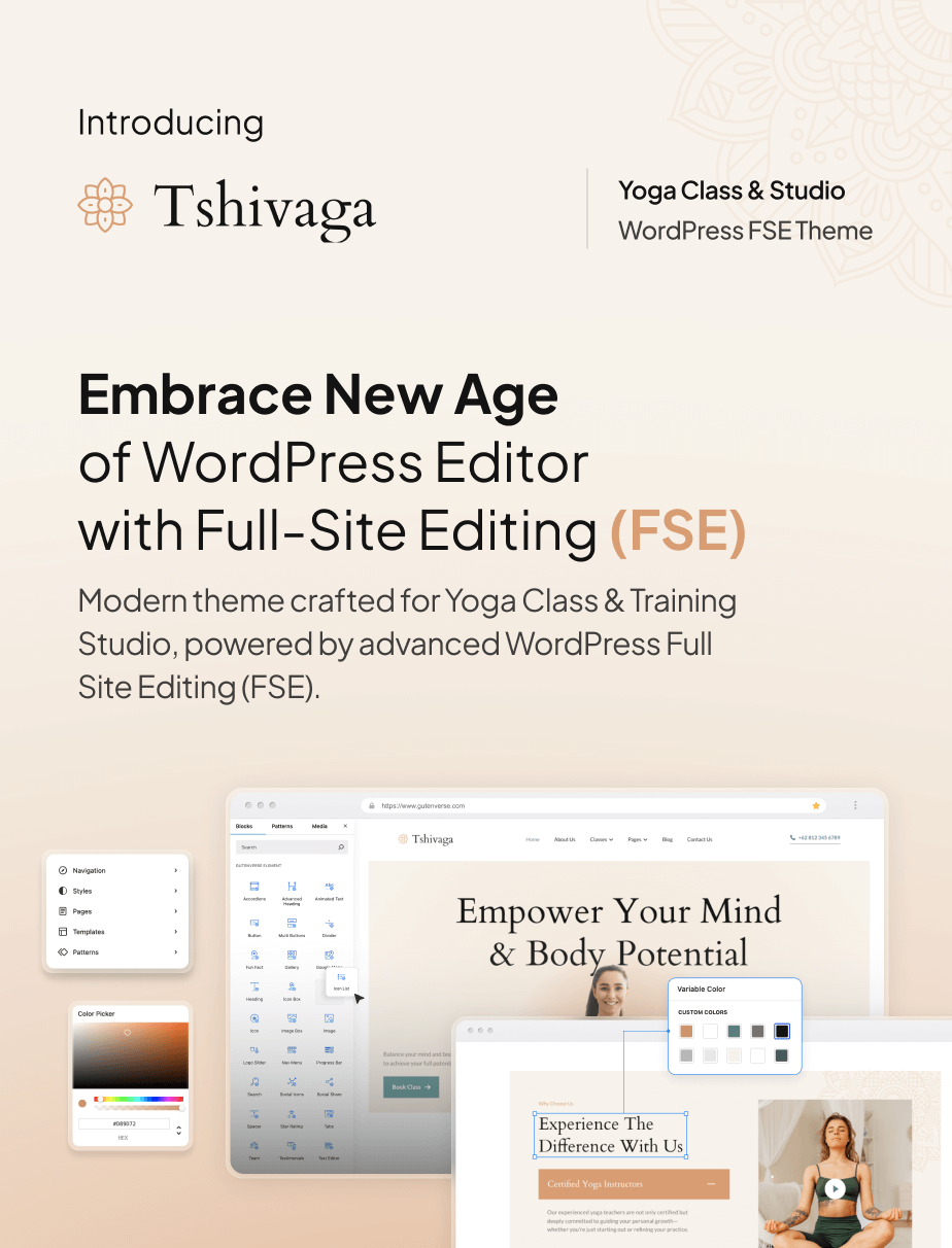 Tshivaga - Yoga Studio & Training Center FSE WordPress Theme - 4