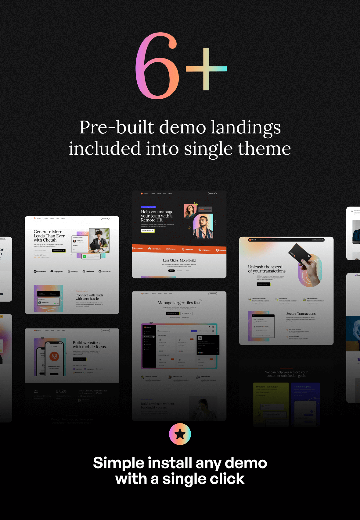 Chetah - Startup & SaaS WordPress Thema - 4