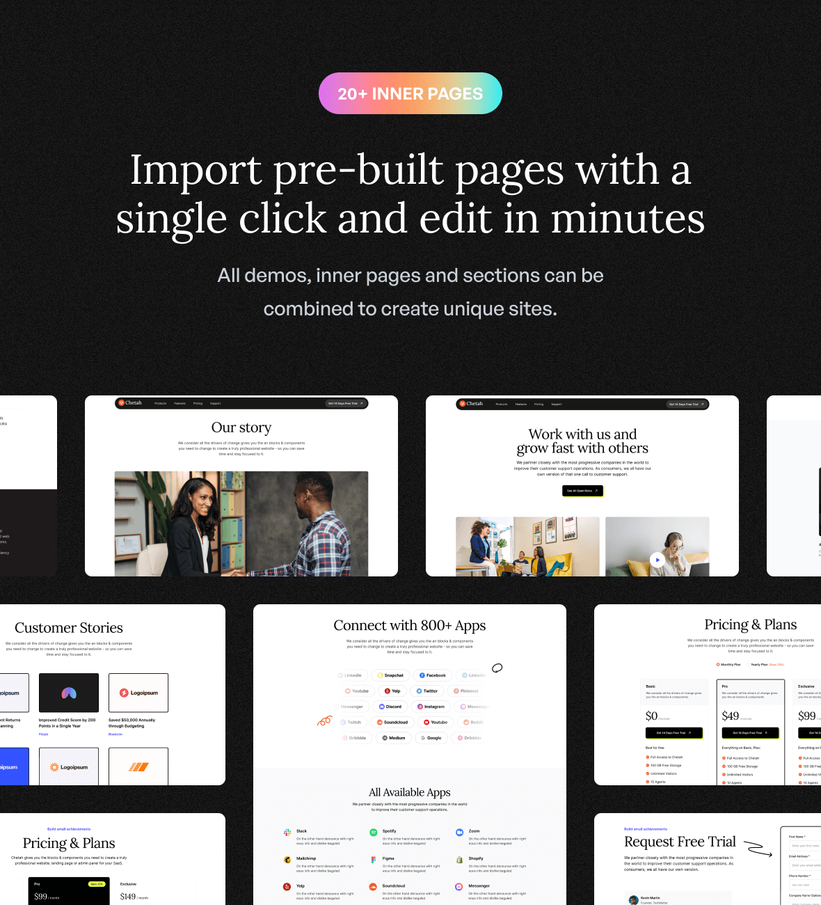 Chetah - Startup & SaaS WordPress Thema - 7