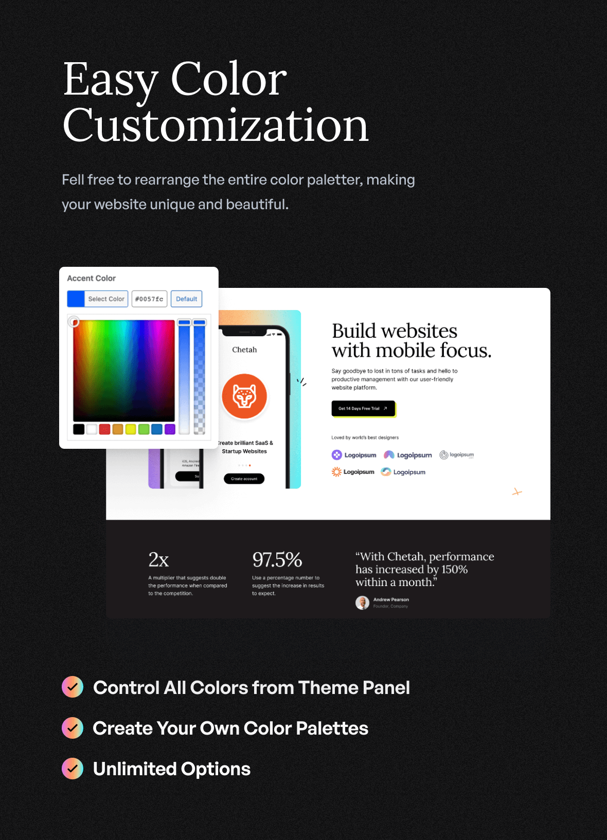 Chetah - Startup & SaaS WordPress Thema - 8