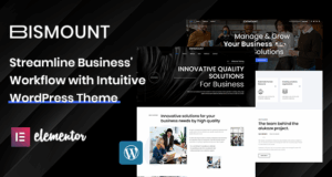 Bismount – Geschäftsportfolio & Beratung WordPress -Thema
