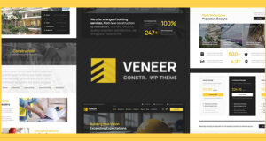 Furnier – Konstruktion & Renovierung WordPress -Thema