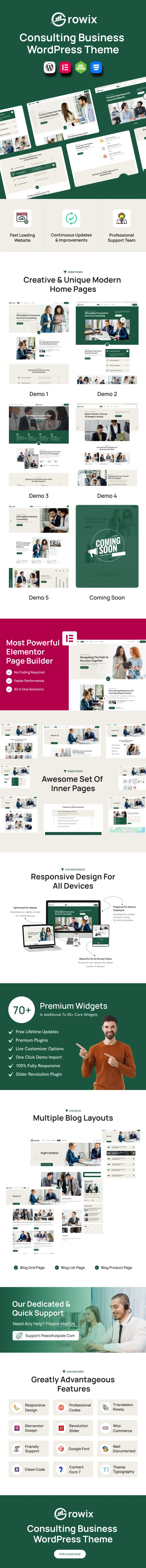 Growix – Business Consulting WordPress Layout